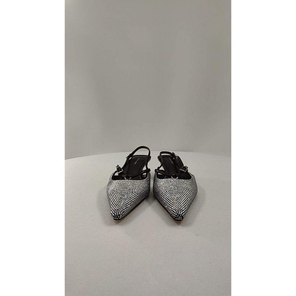 Michael Kors Women Selina Kitten Sling P Black Shoes 6